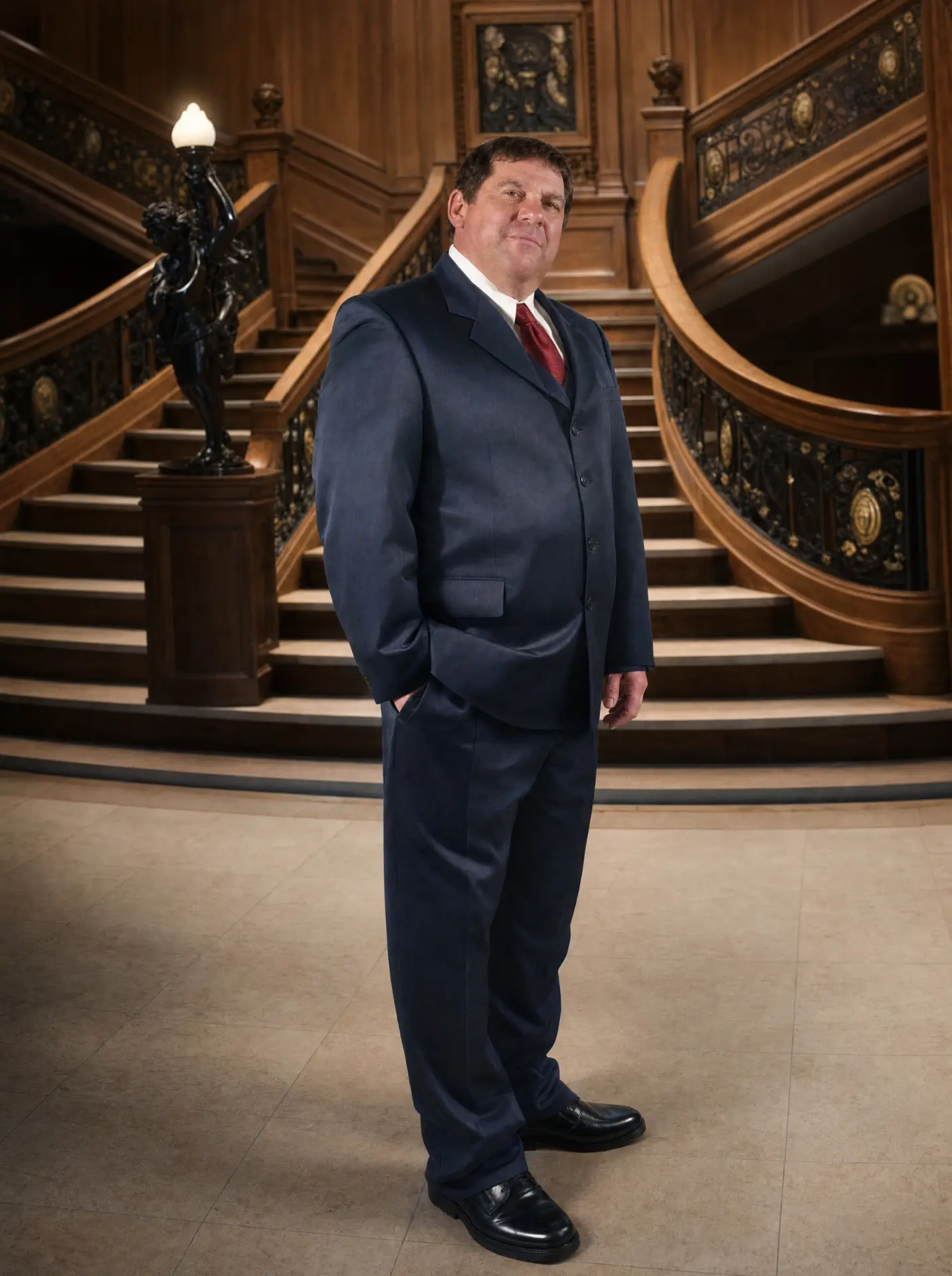 Burgess family representative in a formal portrait